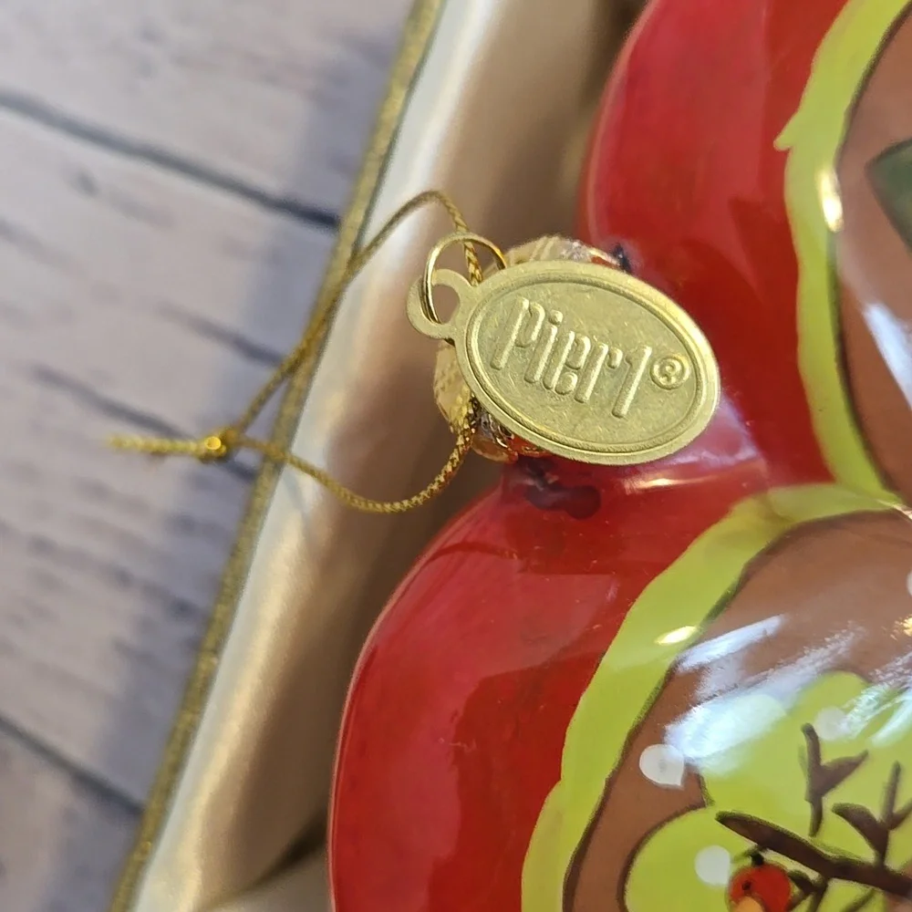 Pier 1 Glass Ornament